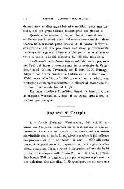 Gazzetta medica Malpighi