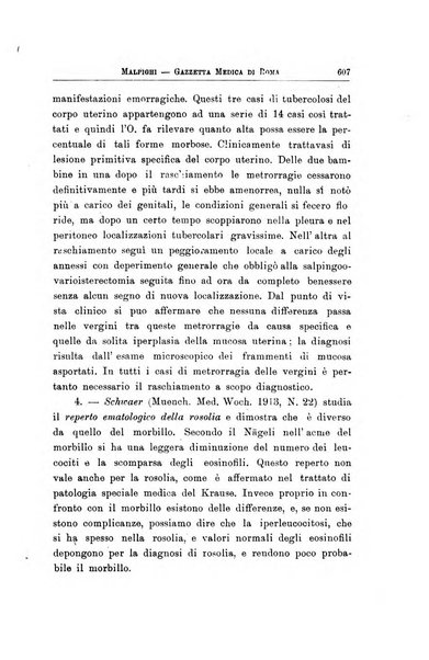 Gazzetta medica Malpighi