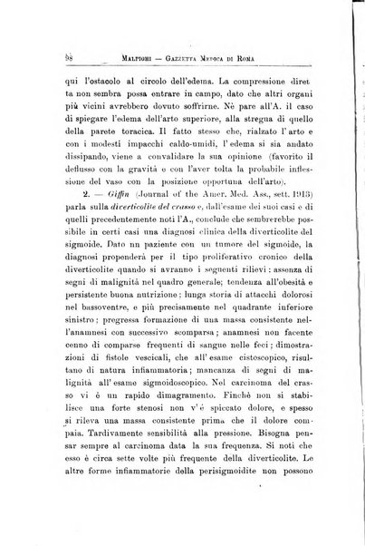 Gazzetta medica Malpighi