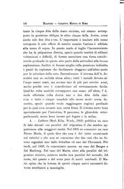 Gazzetta medica Malpighi