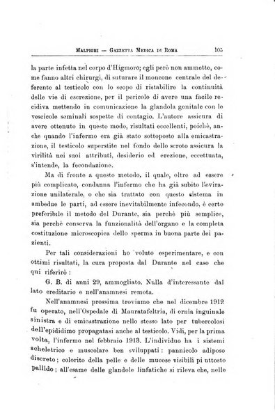 Gazzetta medica Malpighi