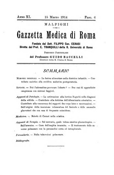 Gazzetta medica Malpighi