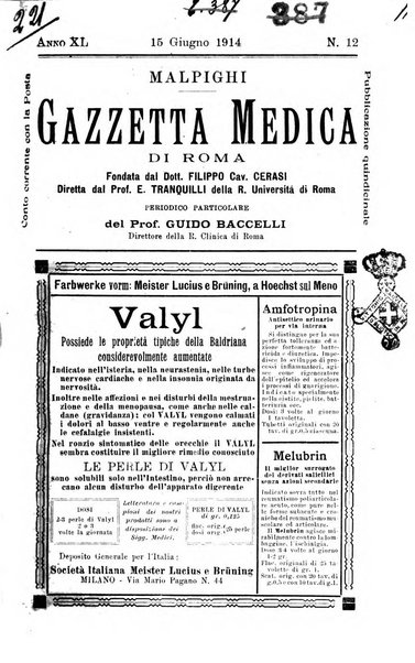 Gazzetta medica Malpighi