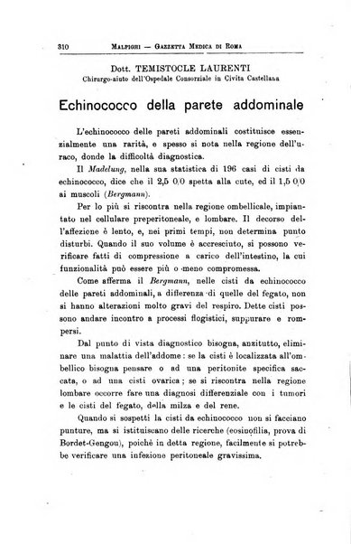 Gazzetta medica Malpighi