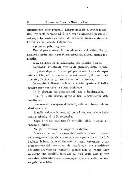 Gazzetta medica Malpighi