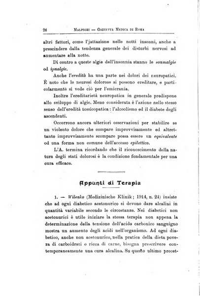 Gazzetta medica Malpighi