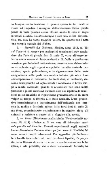 Gazzetta medica Malpighi