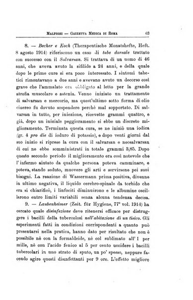 Gazzetta medica Malpighi