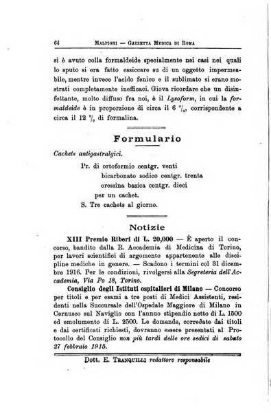 Gazzetta medica Malpighi