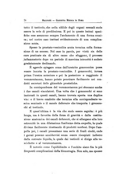 Gazzetta medica Malpighi