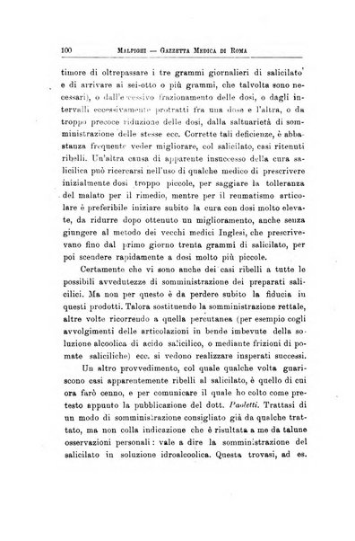 Gazzetta medica Malpighi