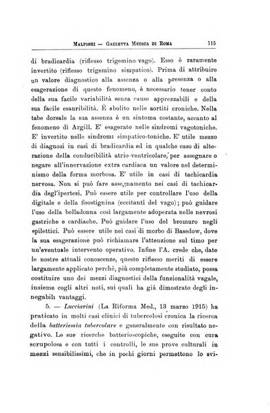 Gazzetta medica Malpighi