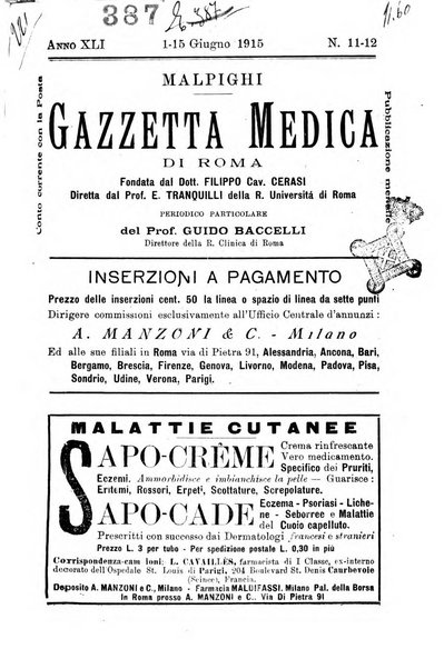 Gazzetta medica Malpighi