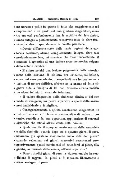 Gazzetta medica Malpighi