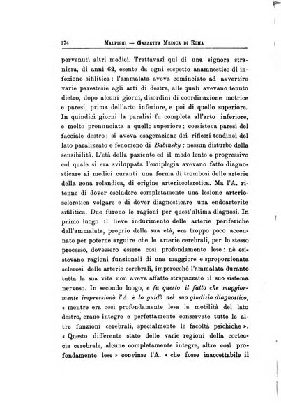 Gazzetta medica Malpighi