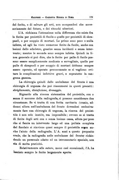 Gazzetta medica Malpighi