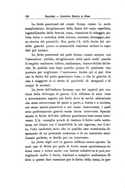 Gazzetta medica Malpighi