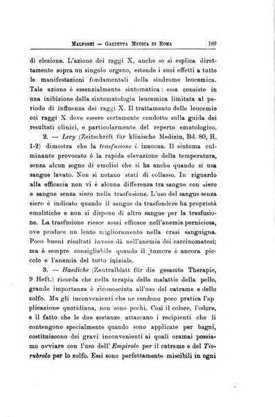 Gazzetta medica Malpighi