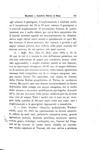 Gazzetta medica Malpighi