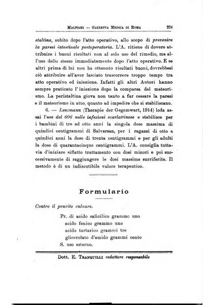 Gazzetta medica Malpighi