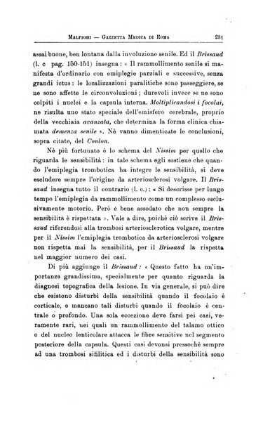 Gazzetta medica Malpighi