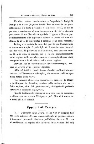 Gazzetta medica Malpighi