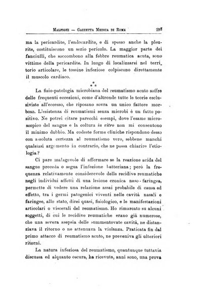 Gazzetta medica Malpighi