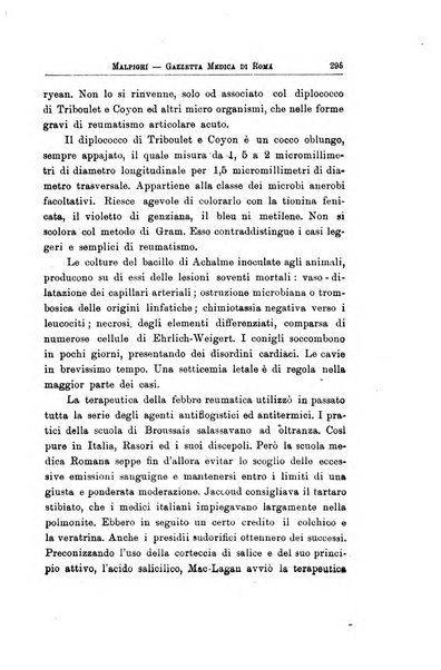 Gazzetta medica Malpighi