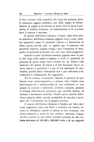 Gazzetta medica Malpighi