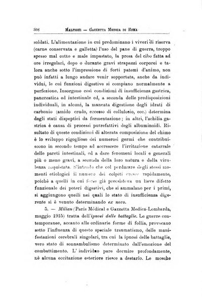 Gazzetta medica Malpighi