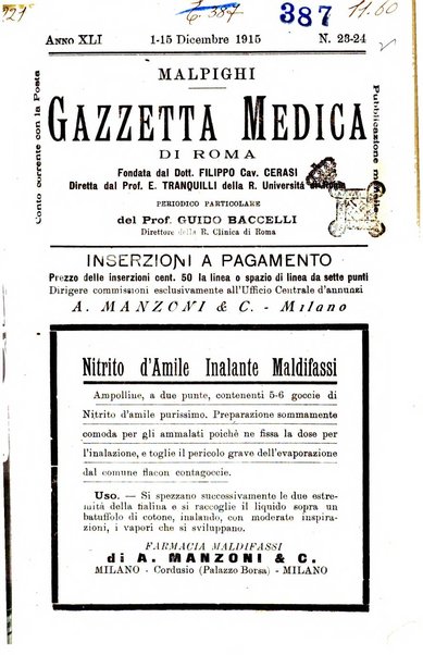 Gazzetta medica Malpighi