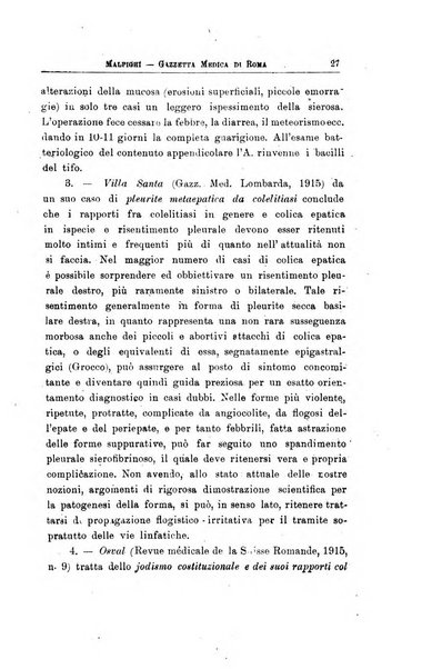 Gazzetta medica Malpighi