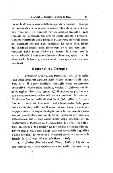 Gazzetta medica Malpighi