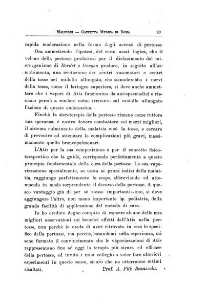 Gazzetta medica Malpighi