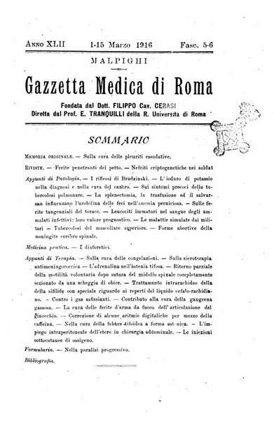 Gazzetta medica Malpighi