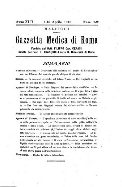 Gazzetta medica Malpighi