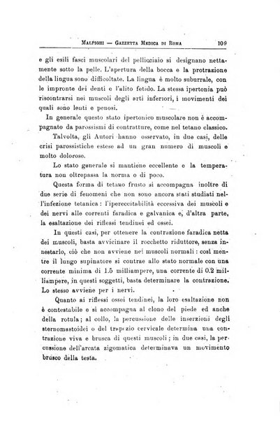 Gazzetta medica Malpighi