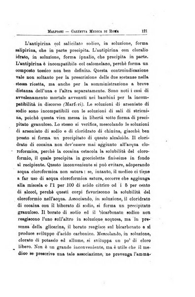 Gazzetta medica Malpighi