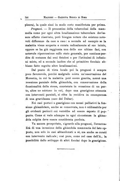 Gazzetta medica Malpighi