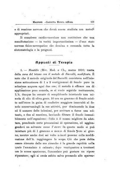 Gazzetta medica Malpighi