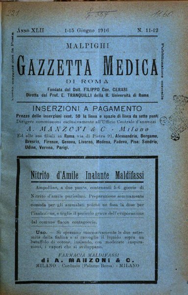 Gazzetta medica Malpighi