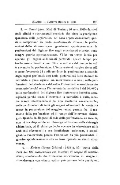 Gazzetta medica Malpighi