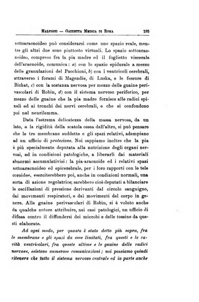 Gazzetta medica Malpighi