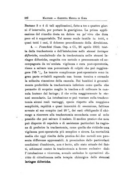 Gazzetta medica Malpighi