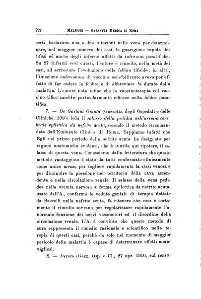 Gazzetta medica Malpighi