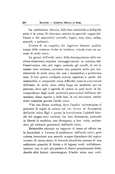 Gazzetta medica Malpighi