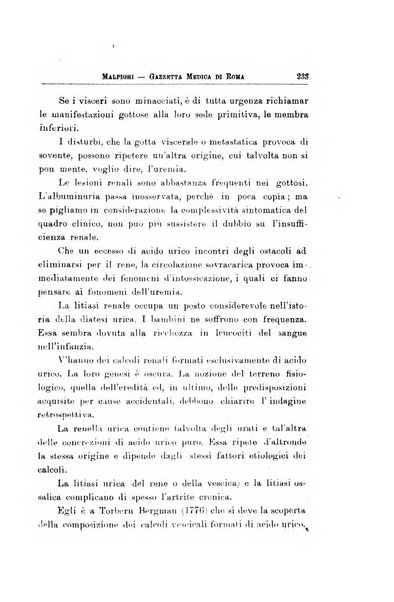 Gazzetta medica Malpighi