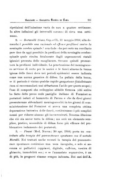 Gazzetta medica Malpighi