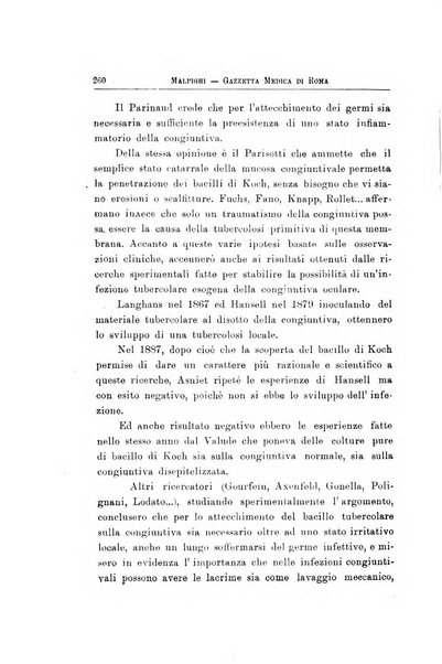 Gazzetta medica Malpighi