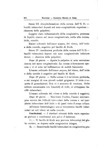 Gazzetta medica Malpighi